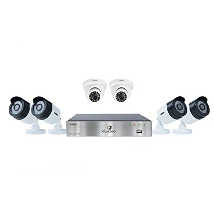 Uniden Guardian G7842D2 2TB DVR (4 Bullet & 2 Dome Cameras) Wired Video Surveillance System