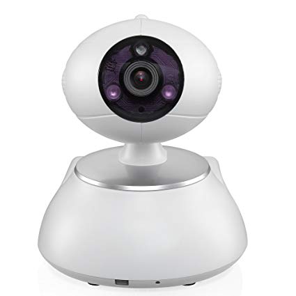 Indoor HD 720P Wireless IP Camera with Night Vision Wireless N HD Day/Night Pan/Tilt Network Camera, microSD Slot