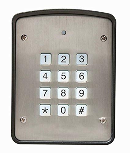 Gate Keypad Hard wire or wireless Keypad Linear Multicode compatible 300MHz GTO Mighty Mule 318MHz Compatible