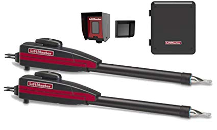 Liftmaster LA400PKGU Dual Swing Gate Opener Kit, Battery Backup, Receiver & Photocell INCLUDED!