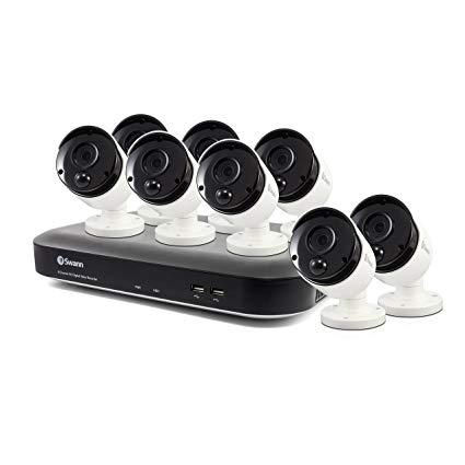 Swann SWDVK-847808-US CCTV 8 Channel 3MP Super HD Security System Kit & 8 x 3MP True Detect Thermal Sensing Cameras