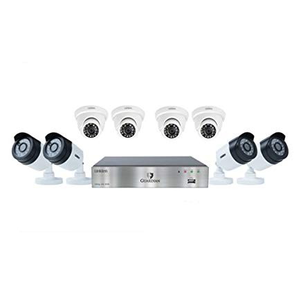 Uniden Guardian G7844D2 2TB DVR (4 Bullet & 4 Dome Cameras) Wired Video Surveillance System