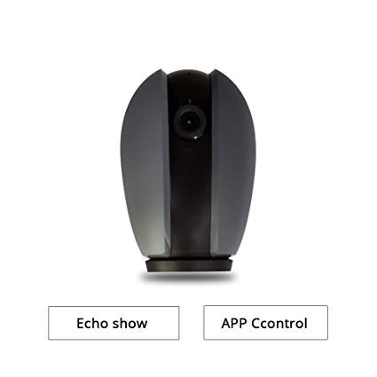 Wifi Camera Work with Alexa Echo Show APP Control 720P Support Two-way Audio SD Card Night View Motion Monitor