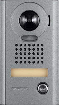 Aiphone Corporation JK-DV Video Door Station for JK and JM Series Hands-Free Video Intercom, Zinc Die Cast, 6-13/16