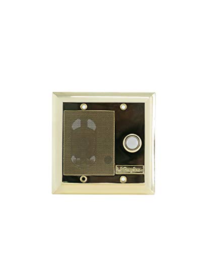 Legrand - On-Q F7596SB Intercom Door Unit, Weather Resistant, Shiny Brass