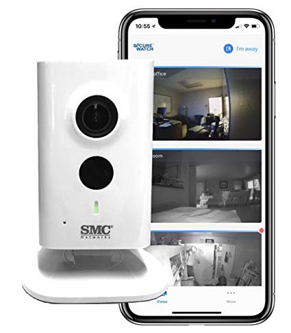 SMC2030W-H WiFi Home Security Camera - 1080P IP Surveillance System w/Cloud Storage Available