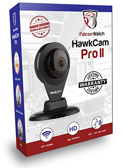 HawkCam Pro Home Security Camera Wireless, Nanny Cam - Audio, FalconWatch HD WiFi Motion Activated,! Burglar Deterrent Cam USB, DIY Indoor Cameras Watch LIVE Most Device